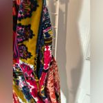 Anthropologie XS, fits like M Velvet Joggers Pants Victorian Patchwork Boho Photo 6