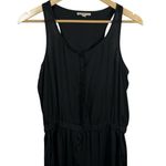 Loft Women’s Sleeveless Racerback Pocket Jumpsuit in Black Size XS Photo 4