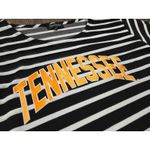 GameDay Couture Black Stripe Tennessee Volunteers Womens XL Ruffle Sleeve Blouse Photo 2
