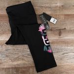 Bebe NWT Sport Tropical Logo Capri Leggings Photo 0