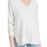 Madewell  Bartlett v-neck pullover gray sweater - large Photo 0