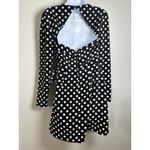 The East Order  AMY MINI POLKA DOT OPEN BACK LINEN WRAP DRESS EUC SIZE S‎ Photo 5