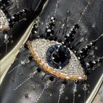 Kurt Geiger  Black Embellished Eye Sneakers Photo 3