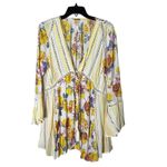 Free People Lovestoned Lace Crochet Bell Sleeve Tunic Small Dress Boho #WX12-5 Photo 2