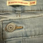 Levi's  311 Jeans Womens Size 22W Blue Shaping Skinny Capri Stretch Slimming NEW Photo 7