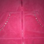 Everlast  SPORT hot pink velour zip up hoodie bling trim at pockets size L Photo 4