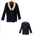 St. John EVENING Santana Knit Triple Style Rhinestone Button Cardigan Size 12 Photo 2