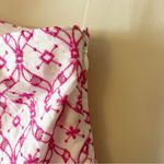 J.Crew  Women’s One Shoulder Eyelet Mini Dress Pink/White NEW Size 00 Photo 7