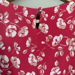 Ralph Lauren Lauren Sleeveless Floral Fit & Flare Midi Dress Womens 12 Pink Chic Photo 10