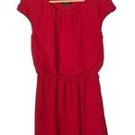 Guess Red Short Sleeve Fit & Flare Mini Dress 3 / S Photo 0