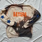 Fanatics University of Florida Gators Fuzzy Acid Washed Gray Grey Crewneck with stars Photo 0