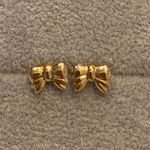 Forever 21 Gold Bow Earings Photo 0