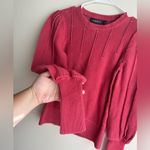 Women's Pink Lauren Ralph Lauren Marmie Sweater Balloon Sleeves 100% Cotton S Photo 5