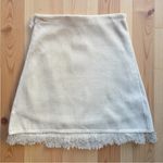 Lucy Paris White Fringe Wrap Mini Skirt – Size M (NWT) Photo 2