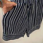 Ann Taylor  LOFT Romper.‎ Size 8 Navy Striped. Summer Photo 2