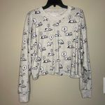 American Eagle Snoopy Long Sleeve Lounge Shirt Soft Medium Photo 0