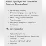 Disney NEW  Parks Pixar "Up" Grape Soda Bottle Cap Crossbody Photo 3