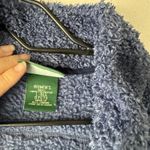 LL Bean Jacket Womens Large‎ Full Zip Fleece Sherpa Lined Warm Cozy Outdoors Blue Photo 4