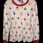 Vtg M&M's Long Sleeve All Over Print Pajama Top Women's. Size XL (16 Photo 0