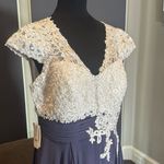 Women’s Ivory Lace Top Chiffon V Photo 1