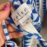 Velvet Tees Velvet by Graham & Spencer Dinae Jacquard Maxi Dres in White & Colbot Blue Photo 12