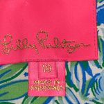 Lilly Pulitzer EUC LILY PULITZER GUILIANA MAXI DRESS WO SIZE 10 BELTED POCKETS JUNGLE ANIMALS Photo 2