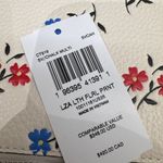 Coach NWT Long Zip Around Wallet With Floral Print CT919 Photo 5