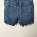 Old Navy [] High Rise The O.G. Denim Shorts Cuffed Medium Wash Smooth Pockets 14 Photo 4