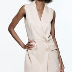 ZARA  Satin Effect blazer romper jumpsuit Photo 0