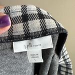 J Jill ponte skirt plaid size large Gray Photo 9