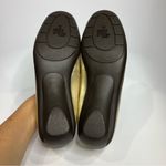Lauren Ralph Lauren Geanne gold leather loafers women’s size 10 preppy luxury Photo 5
