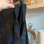 Norma Kamali Woven Poplin A-line Black Palm Tree Skirt, 16 Photo 2