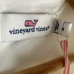 Vineyard Vines Linen Eyelet Fit n Flare Mini Dress Size US 4 White Cap Photo 2
