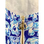 Lilly Pulitzer Cathy Shift Get Trunky Elephant Print Dress In Bomber Blue Sz. 10 Photo 4