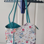 Borse In Pelle Purse Floral Leather Crossbody Purse Made In Italy Zip Tote White Photo 0