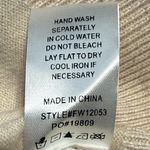 Fate: Just For You Oatmeal Brown
Sweater White Size M Photo 6