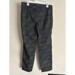 Dana Buchman Dana Bachman Straight Pull On Pants Black White Print Stretch Women’s Large Photo 1