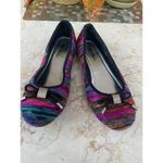 Solid & Striped No Call multi color striped size 8.5 womens flats Photo 1