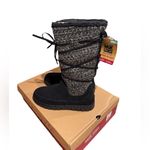 MUK LUKS Black Suede NWT winter boots memory foam insoles size 7 Photo 3