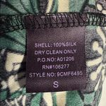 Hale Bob  Black Jewel Green Long Sleeve Dress 100% Silk Rhinestone Boho Artsy Photo 5