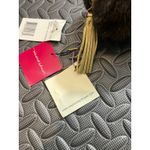 NWT Stephanie Johnson Saks Fifth Avenue Faux‎ Fur Makeup Cosmetic Pouch Case Brown Photo 4