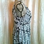 Robbie Bee Ronnie Bee Black White Maxi Tank Dress Photo 2