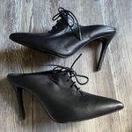 barney's new york  Black Lace-Up Heels Photo 0
