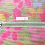 Limited Too  Floral Girls Tote Bag Green Pink Yellow Flowers Retro Style Photo 1