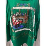 Holiday Time  Embroidered Graphic Turtleneck Sweater in 20W Photo 2