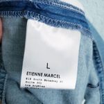 Anthropologie Etienne Marcel Washed Denim Long Sleeve Dress Photo 8