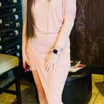 Women’s one shoulder mini dress size L Pink Size L Photo 1