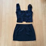 Princess Polly  chakira black crop top and mini skirt set  Photo 4