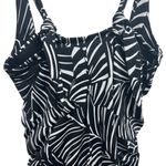 Lane Bryant Black & White Women's Bathing Suit Size 16 Padded Cups Photo 9