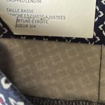 Gap Slim City Navy and White Floral Patterned Chino Style Pants Sz 8 NWT Photo 8